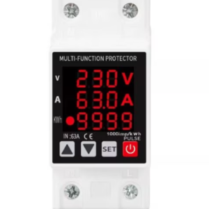 Releu Protectie, monofazic cu functie de contor de energie inteligent, 63A, reglabil, digital, protectie supratensiune si suprasarcina