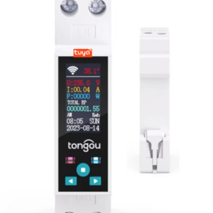 Releu de protectie monofazic, smart, WIFI, 2P, max 50A, monitorizare consum energie, digital, protectie supratensiune si suprasarcina, TUYA, Smart Life App