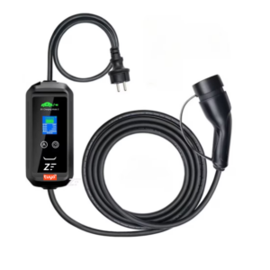Statie portabila SMART de incarcare masini electrice, Type 2, 3.6kW, 16A, monofazic, TUYA, cu limitator de putere 8-10-13-16A, cablu 5.m, Schuko, protectie