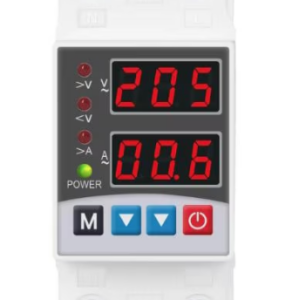 Releu monofazic 2P/63A, protectie supratensiune si suprasarcina, digital/reglabil, recuperare automata, functie de calibrare