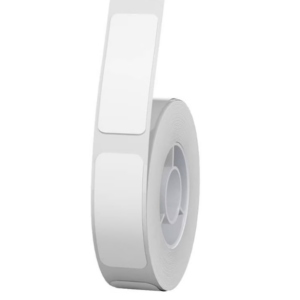 Rola de schimb pentru imprimanta termica NiiMbot D11, 12*40mm, 155 buc, Alb