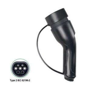 Conector type 2, monofazic 7.2kw max, 230V, IP67, CE, TUV, COC, FCC, ROHS, mufa mama