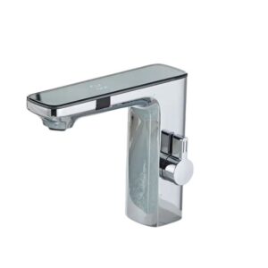 Baterie lavoar cu senzor de miscare, display digital, crom