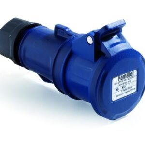 Cupla industriala monofazata 230V 3 poli 32A 6h IP44