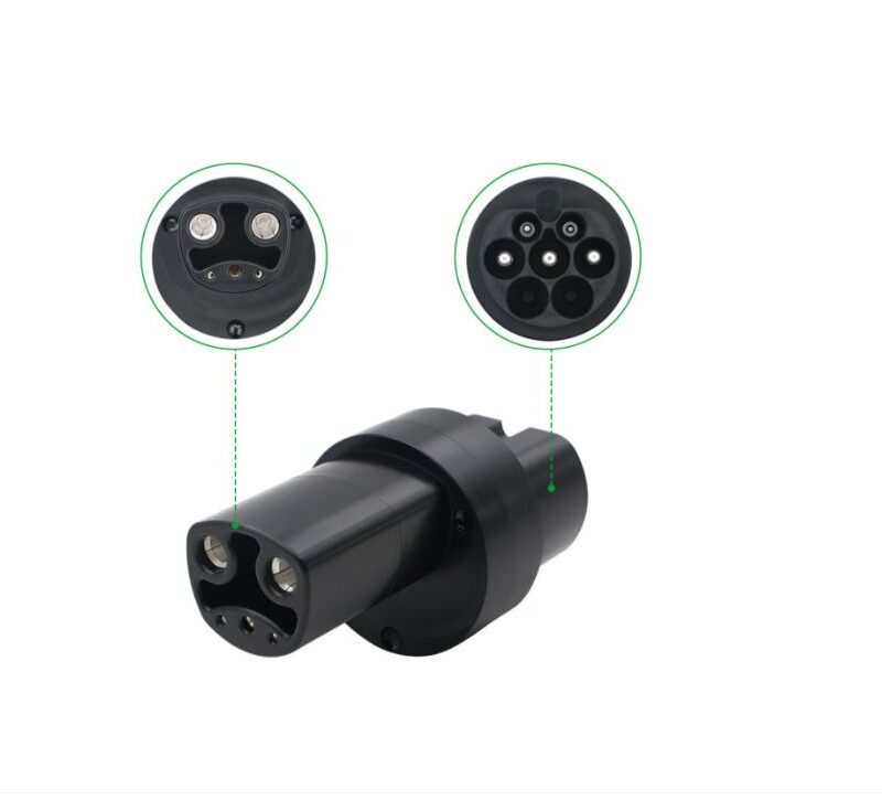 Adaptor TESLA standard US catre TYPE 2, incarcare masini electrice/hibride, 80A, monofazic