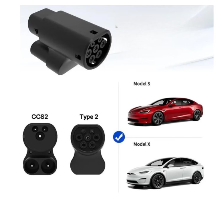 Adaptor CCS2 catre TYPE2, incarcare masini electrice/hibride, DC fast charge, 250A, 100V-1000V, 200KW - imagine 4