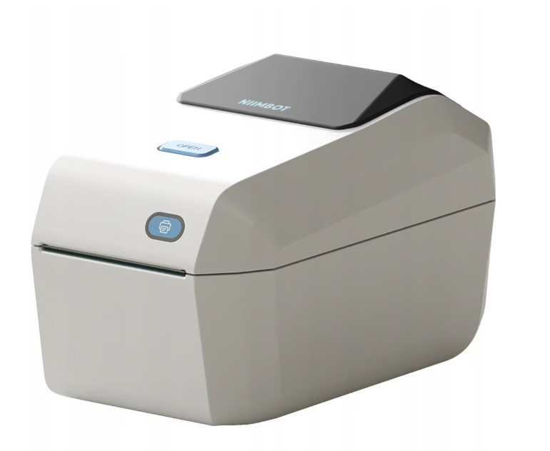 Imprimanta termica mobila NIIMBOT K3W, WiFi, viteza 180 mm/s, latime etichete 20x80mm, crem, set complet