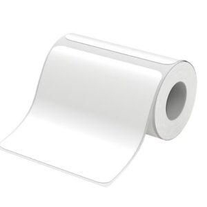 Set 75 etichete autocolante termice Niimbot, 100x100 mm, Alb