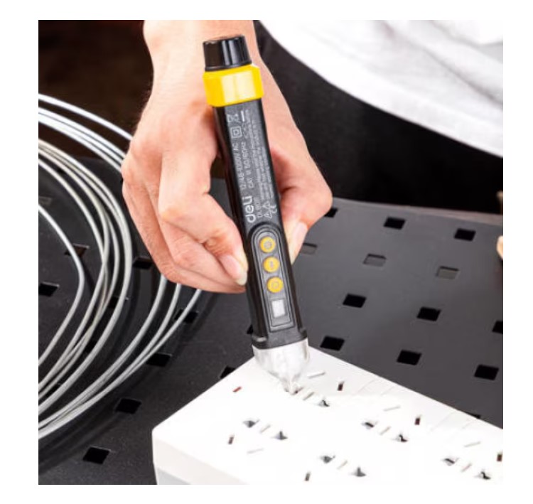 Tester de tensiune fara contact, afisaj LCD, 12/48-1000V AC, negru - imagine 4