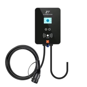 Statie de incarcare perete/stalp Smart cu load balancer, 380V, Tuya, masina electrica/hybrid, 22KW cu limitator de putere 8-10-13-16-32A TYPE 2, si cu temporizare, RFID card