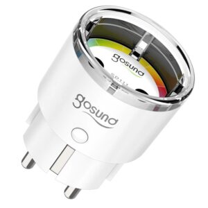 Priza inteligenta Gosund SP111, Wireless, 15A, monitorizare consum, protectie copii, compatibil Alexa si Google Assistant, Android/iOS