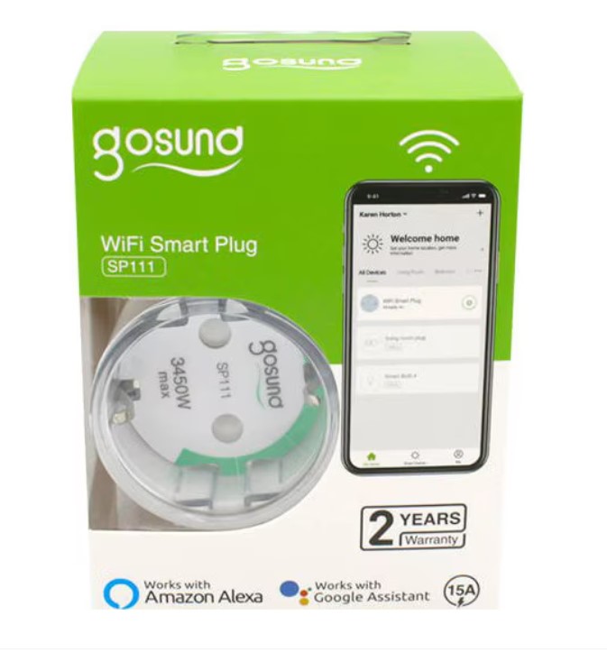 Priza inteligenta Gosund SP111, Wireless, 15A, monitorizare consum, protectie copii, compatibil Alexa si Google Assistant, Android/iOS - imagine 6