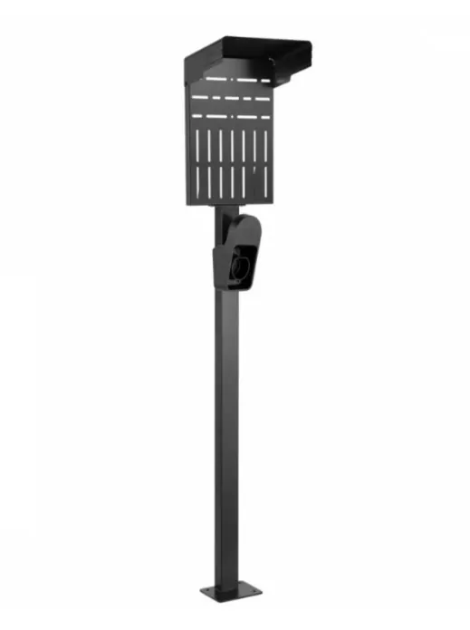 Stalp/stand de montare statie de incarcare pentru masini electrice cu protectie 156 CM