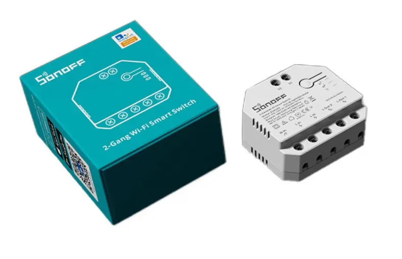 Releu inteligent Sonoff Dual R3, Wireless, 2 canale, Alb - imagine 6