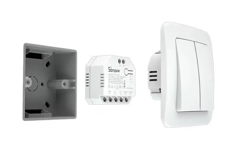 Releu inteligent Sonoff Dual R3, Wireless, 2 canale, Alb - imagine 7