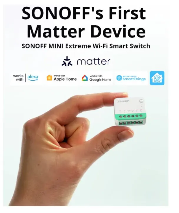 Releu inteligent Sonoff MINIR4M Extreme, Wi-Fi, Matter - imagine 2