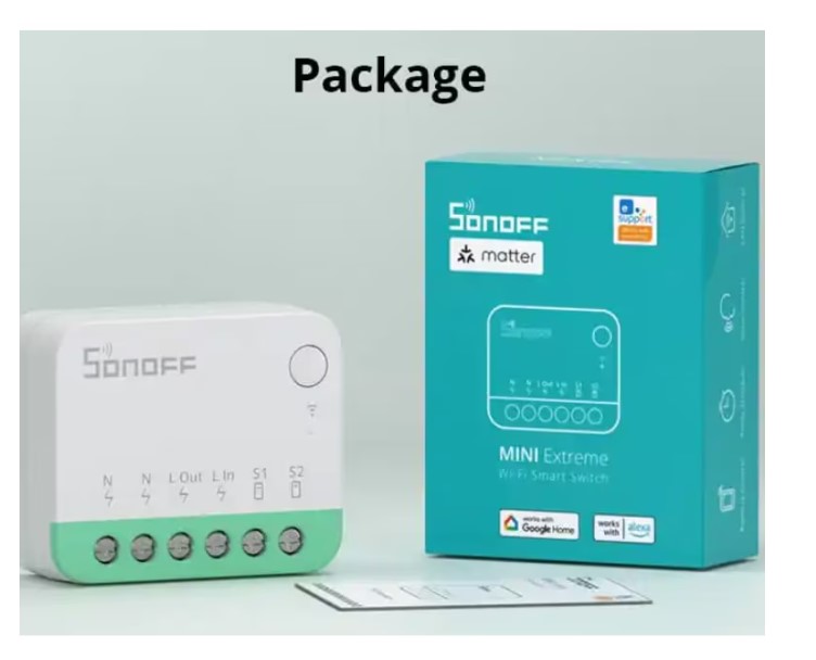 Releu inteligent Sonoff MINIR4M Extreme, Wi-Fi, Matter - imagine 7