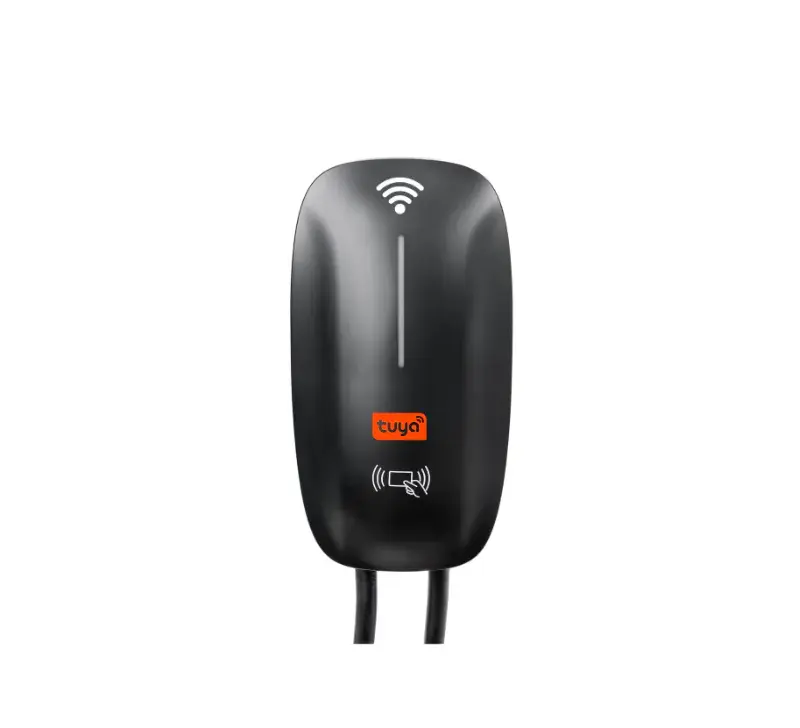 Statie de incarcare perete/stalp Smart, 380V, Tuya, masina electrica/hybrid, fara display, 22KW 32A TYPE 2, si cu temporizare, RFID card