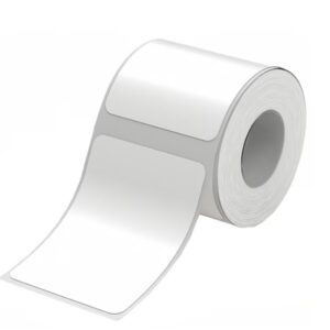 Set 110 etichete termice pentru imprimanta Niimbot B4, 50 x 70 mm, Alb