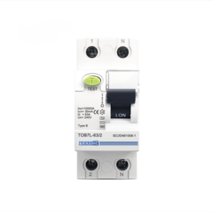 Intrerupator de curent rezidual sensibil tip B, AC/DC, 2 poli, 10kA 40 A, 30mA statii incarcare auto, RCCB, certificare DIN EN 61008-1, 240v