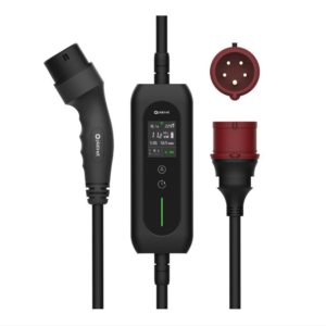 Statie de incarcare trifazica, portabila SMART pentru masini electrice , 11kW – 16A, ecran LCD, lungime 5m, IP66, Wi-Fi si Bluetooth
