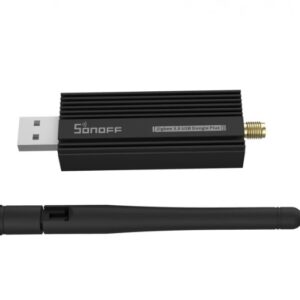 Dongle USB SONOFF Zigbee 3.0 cu antena, gateway pentru Home Assistant, Zigbee2MQTT si ZHA (ZBDongle-P)