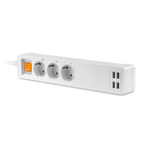 Prelungitor smart 16a 3 prize 4 usb 1.8m tuya